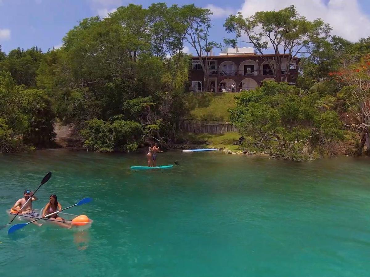 Hotel Secreto Frente a Laguna Bacalar - Opciones Todo Incluido - Hotel en Bacalar que acepta mascotas